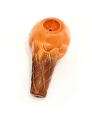 Трубка кераміка "Ice Cream" помаранчева, VD77-20 - фото товару