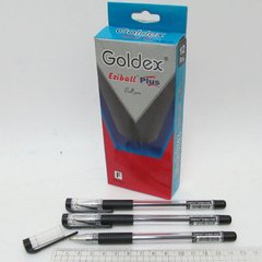 Ручка масляна Goldex Ezi Ball PLUS #893 Індія Black 0,7 мм з грипом, K2730575OO893-bk - фото товару
