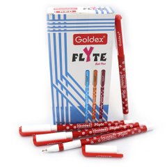 Ручка масляна Goldex "Flyte # 1273 Індія Red з грипом, K2733202OO1273-rd - фото товару