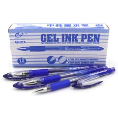 Ручка гелева синя Tianjiao (з грипом), K2713135OO501B--blu - фото товару