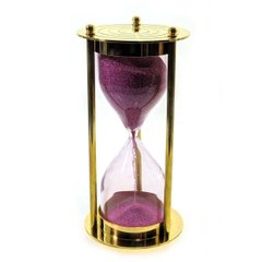 Часы песочные бронза (14,5х7,5х7,5 см)(Brass Sandtimer 5Min), K324721 - фото товара