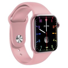 Apl Watch Series 6 M16 PLUS, 44 mm Aluminium, голосовий виклик, pink, 8182 - фото товару