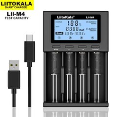 Зарядное устройство LiitoKala Lii-M4, 4хАА/ ААА/ A/ 14500/ 16340/ 18350/ 18650/ 26650, 9183 - фото товара