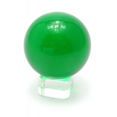 Кришталева куля на підставці зелений (5 см), K328862 - фото товару