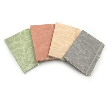 Блокнот на гумці "Текстура" лінія, А5 PU, 14*21см, 80G, 80P, mix4, K2755762OO5803-4 - фото товару