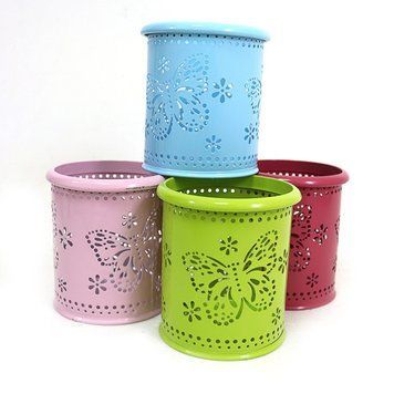 Подставка д/ручек-металл "Бабочка" 9,5*8см, mix, K2731166OO3548DSCN - фото товара
