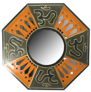 Зеркало мозаичное "ОМ" (50х50х1 cм), K329679 - фото товара