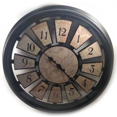 Часы настенные (d-43 см h-6 см)B, K332018B - фото товара
