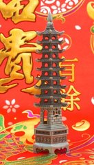 Пагода 9 ярусів силумін в сірому кольорі, K89180005O838133627 - фото товару