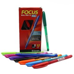 Ручка шариковая "Luxor" "Focus Icy" Тонир корпус 1мм син., K2744073OO1760_ - фото товара