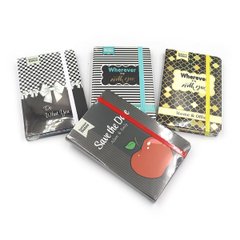 Блокнот на гумці "Notebook" A6 14*9см, 70G, 96P, кол. край, mix4, K2755664OO696097NA - фото товару
