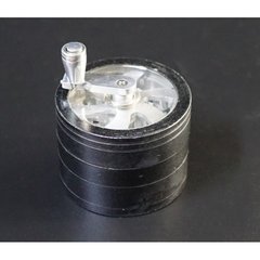 Гріндер алюмінієвий магнітний 4 частини GR-110 6*6*4,5 см Чорний, K89010051O1807715498 - фото товару
