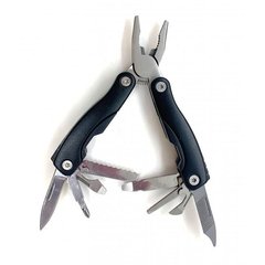 Нож-плоскогубцы с набором инструментов черный (9 в1)(7х3,5х2 см), K327085B - фото товара