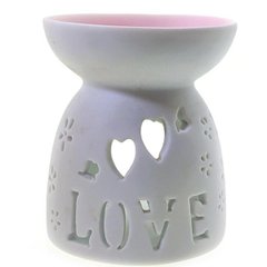 Аромалампи керамічна "Love" (9х8х8 см), K332777A - фото товару