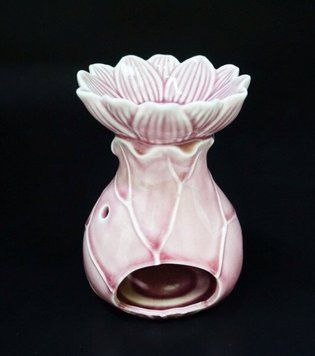 Аромалампа керамічна "Лотос" Бузковий, K89120192O1137473920 - фото товару