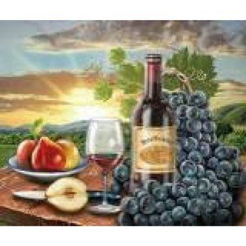 Алмазная мозаика по номерам 30*40 "Вино" карт уп. (холст на раме), K2751808OO73103GB - фото товара