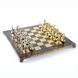 S17BRO шахи "Manopoulos", "Дискобол", латунь, коричневі, 54х54см, 9,8 кг