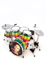 Барабанна установка "Bob Marley" (13х13х11 см), K329675 - фото товару