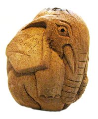 Декор "Слоник" кокос, MSO-45 - фото товару
