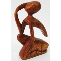Фигура деревянная "Мечтатель" (15 см) (Индонезия), K319033 - фото товара
