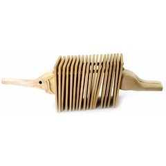 Трещетка музыкальная "Слон" деревянная (26х4х8,5 см), K332685 - фото товару