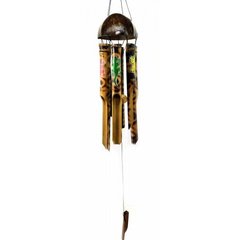 Музика вітру бамбукова+кокос "Гекони" (11х11х70 см), K332663 - фото товару