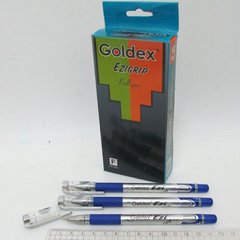 Ручка масляна Goldex Ezi GRIP #892 Індія Blue 0,7 мм з грипом, K2730576OO892-bl - фото товару