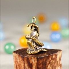 Брелок Фен Шуй "Змея с золотым слитком", K89180099O1557471129 - фото товара