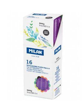 Лінер тонкий фіолет. SWAY fineliner ТМ "MILAN" D0,4mm, K2749397OO610041640 - фото товару
