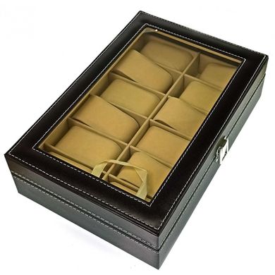Скринька для годинників на 12 шт (30,5х20,5х8 см), K332132 - фото товару
