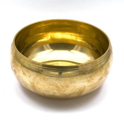 Чаша поющая бронзовая (без резонатора)(d 15 см)(Yellow Plain no.4), K318125 - фото товара