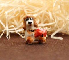 Фигурка керамическая Собака Пудель (колір), K89380388O621688452 - фото товару
