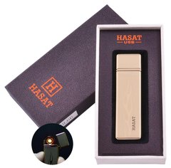 USB зажигалка в подарочной коробке HASAT №HL-66-6, №HL-66-6 - фото товара