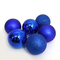 Набор елочных шаров "BLUE" 7см, 6шт, OPP, K2742388OO0570B-7 - фото товара