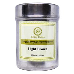Аюрведична хна світло-коричневого кольору, 150 г., GCK0040 - фото товару