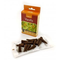 Vanilla Incense Cones (Ваніль) (Tulasi) Конуси, K334425 - фото товару