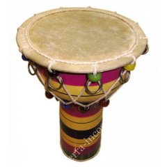 Барабан Джамбег барвистий з мотузяною натяжкою, K89090026O1557164341 - фото товару