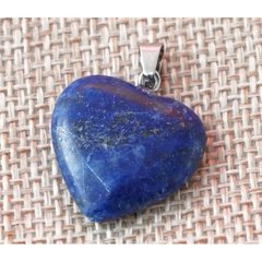 Кулон каменный Сердце Лазурит 2*0,5*2см., K89170410O1925783525 - фото товара