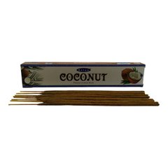 Coconut premium incence sticks (Кокос)(Satya) пыльцовое благовоние 15 гр., K335044 - фото товара