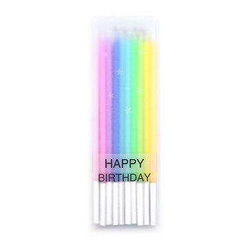 Набор свечей для торта &laquo;Rainbow candle&raquo; 10шт., блистер, K2757142OO9311DSCN - фото товара