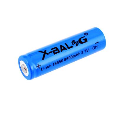 Аккумулятор 18650, X-Balog, 8800mAh, синий, SL4401 - фото товара