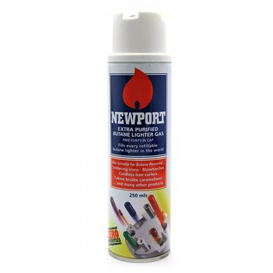 Газ для зажигалок "NEWPORT" (Англия Original 250 мл.), K324176 - фото товара