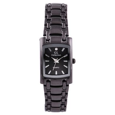 Часы наручные на браслете GL Collection 1067 L квадрат, черный, SL3349 - фото товара