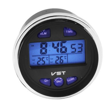 Авточасы VST-7042V, температура, вольтметр, SL904 - фото товара