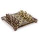 S1CBRO шахматы "Manopoulos", латунь, "Византийская Империя" в деревянном футляре, коричневые , фигуры золото/бронза, 20х20, 1кг