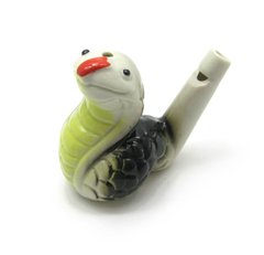 Свистулька керамічна "Змія" (6,5х8х3,5 см), K325969 - фото товару