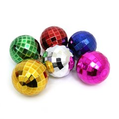 Набір ялинкових кульок "Discoball" 6см, 6шт, OPP, K2742376OO0569-6 - фото товару