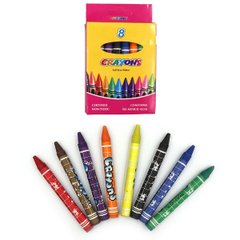 Мелки восковые Crayons, набор 8 кол. с этикеткой, K2754013OO8496-8E - фото товара