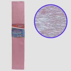 Креп-папір 30%, перламутровий рожевий 50*200см, осн.20г/м2, об'єм.26 г/м2, K2731526OO80104KRPL - фото товару