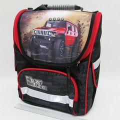 Рюкзак коробка черно-красный "Crazy Car", 29х16х39 см, (IMG_0459), K2732090OO1801-JO - фото товара